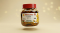 Homemade mango pickle with mustard oil in glass jar